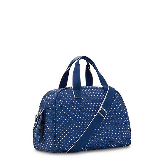 Kipling Camama Classic Printed Diaper Bag Táska Kék | HU 1243EB